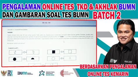 Contoh Soal Tes Online Tkd Dan Akhlak Rekrutmen Bersama Bumn Dan