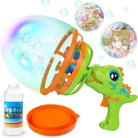 Pistolet A Bulle Machine A Bulle Dinosaure Avec Ml Solution Pour