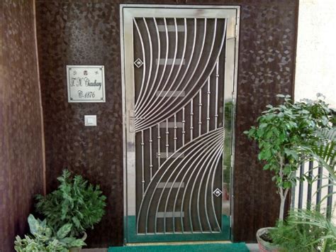 Metal Hinged Stainless Steel Safety Security Doors For Residential In