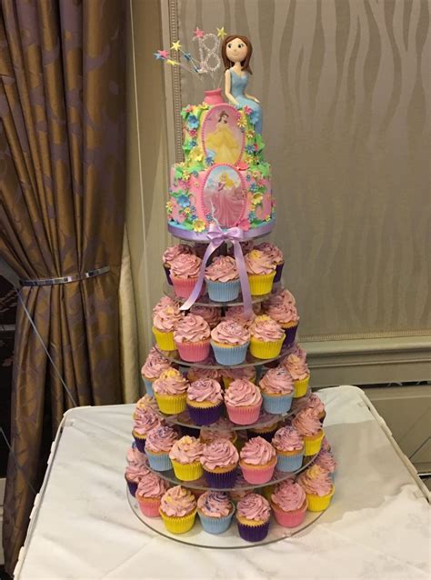 Disney princess cupcake tower 18th birthday cake - Mel's Amazing Cakes