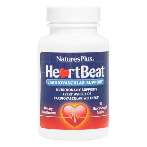 Nature S Plus HeartBeat Cardiovascular Support 90 Heart Shaped Tablets