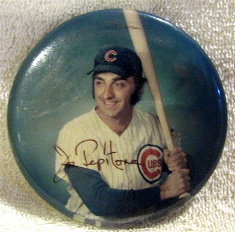 Lot Detail - 70's JOE PEPITONE PIN - CHICAGO CUBS