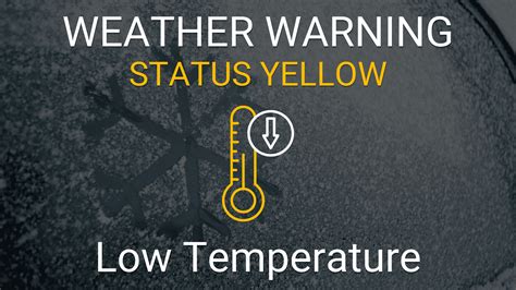 A Status Yellow Snow Ice Warning Issued Nationwide For Next Week