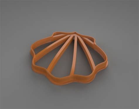 Descargar Archivo Stl Seashell Cookie Cutter Objeto Imprimible En D