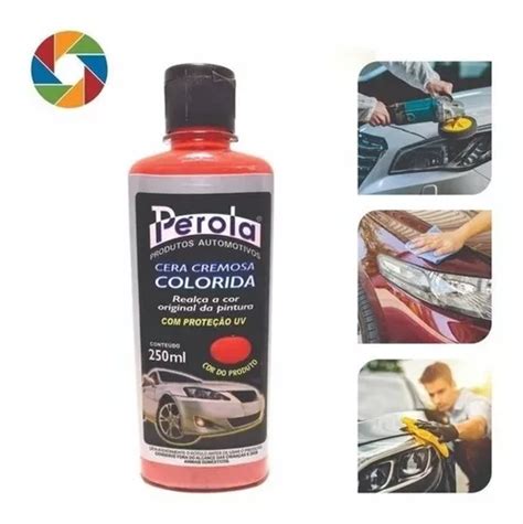 Cera Liquida Polidora Cremosa Automotiva 250ml Envio Hoje