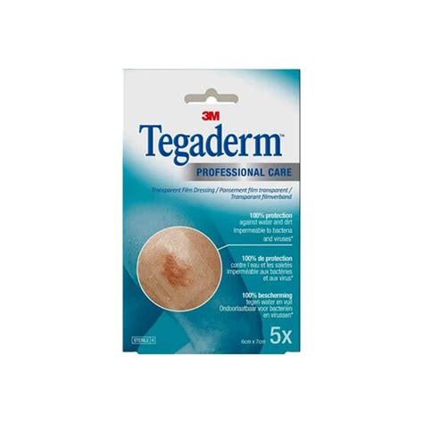 3m Tegaderm Professional Care Pansement Film Transparent Boîte De 5