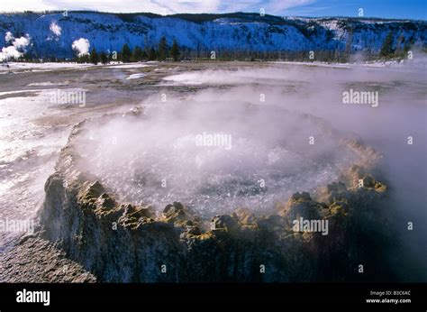 Usa Idaho Yellowstone National Park Much Of Yellowstone Sits Inside