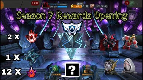 Mcoc Crystal Opening Season 7 Rewards 2 X 5 Star And 1 X 6 Star Crystal Youtube