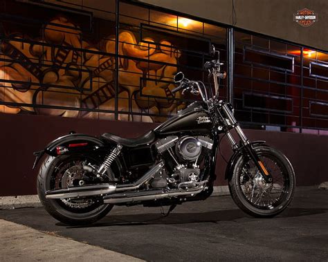 Harley-Davidson 2014 Dyna Street Bob, Bike, Black, Chrome, HD wallpaper ...