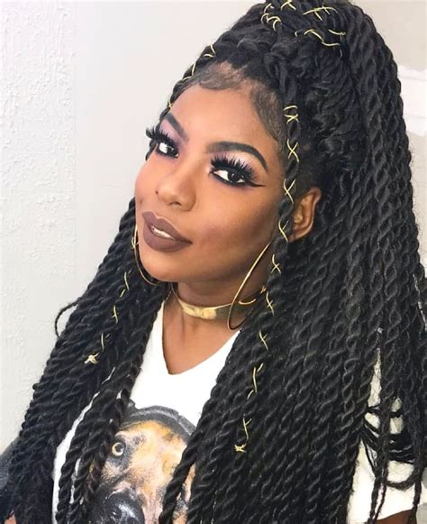 Box Braids Penteado De Tranca Jumbo Penteados Simples