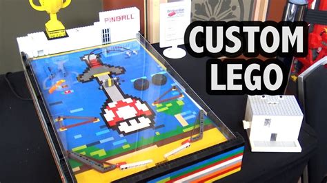 Functional Lego Pinball Machine Brickvention 2019 Youtube