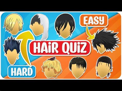 Anime Quiz Guess The Anime Character Hair Easy Hard Anime