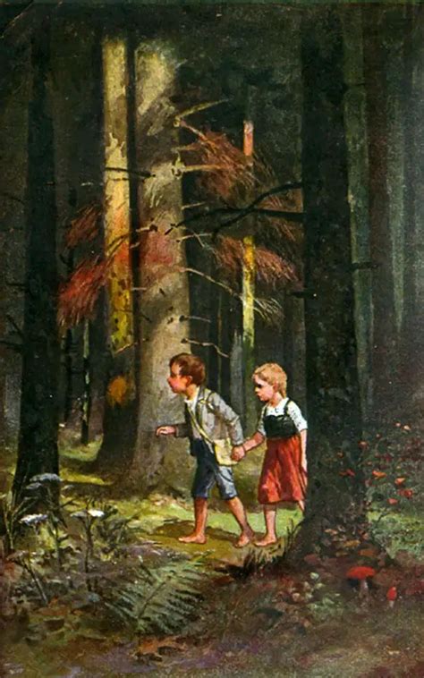 Hansel And Gretel Pictures From The Story Fairytale Illustration