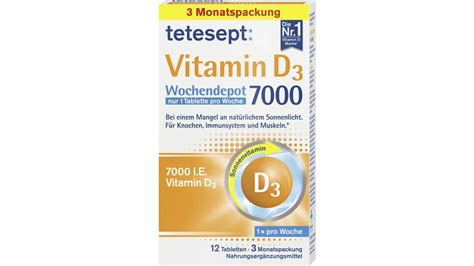 Tetesept Vitamin D Wochendepot Online Bestellen M Ller