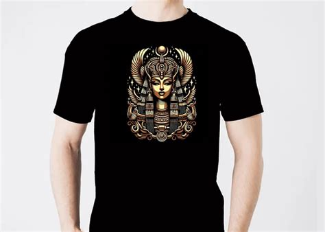 Aurum Alchemys Egyptian Goddess Isis Tee Handcrafted Unique Design Etsy