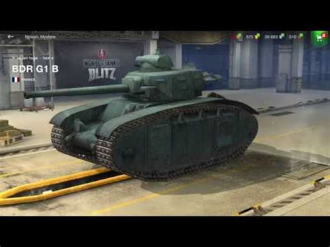 BDR G1 B French Heavy Tank In Battle World Of Tanks Blitz YouTube