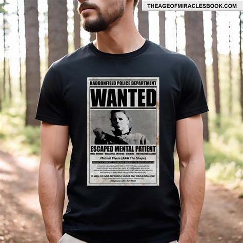 Michael Myers Wanted T Shirt