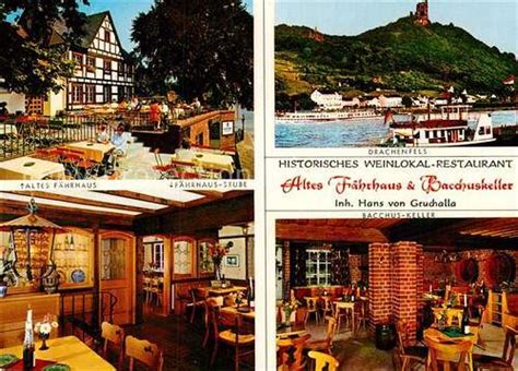 AK Ansichtskarte Koenigswinter Restaurant Altes Faehrhaus