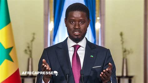 Africapressebassirou Diomaye Faye Président Du Sénégal Choisit La