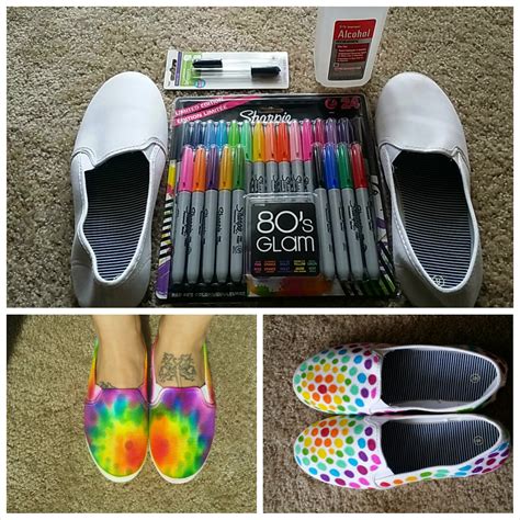 Made In Michigan Diy Tie Dye Shoes With Sharpies