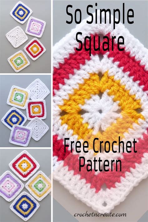 Granny Square Crochet Patterns Free Crochet Blocks Afghan Crochet