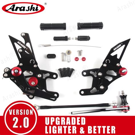 Arashi CNC Adjustable Footrest Rearset Foot Peg For HONDA CBR1000RR CBR