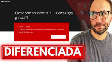 ANUIDADE DIFERENCIADA SANTANDER YouTube