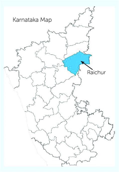 Location of Raichur District in Karnataka | Download Scientific Diagram