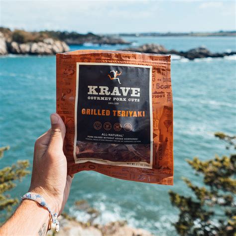 Krave Grilled Teriyaki Pork Jerky Premium Pork Cuts No Artificial Ingredients Gluten Free 9g