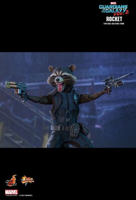 Rocket Raccoon Aus Dem Film Guardians Of The Galaxy Vol Von Hot Toys MMS