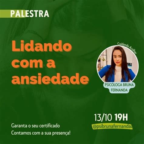 Lidando Com A Ansiedade Online Sympla