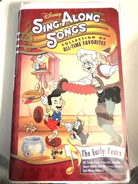 Disneys Sing Along Songs Sing Along Songs The Early Years Vhs 1997