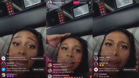 Jayda Cheaves Calls Her Friend A B On Live YouTube