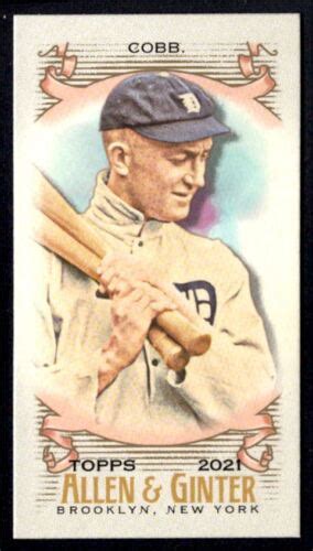 Ty Cobb 2021 Topps Allen Ginter A G Back Mini Card 160 Detroit