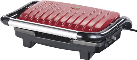 Grill électrique 1000 W antiadhésif avec double plaque chauffante