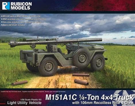 1 56 Scale M151A1C With 106mm Recoilless Rifle 280125 Wargaming