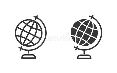 Icono Del Vector Del Globo Para El Gr Fico Y El Dise O Web Ilustraci N