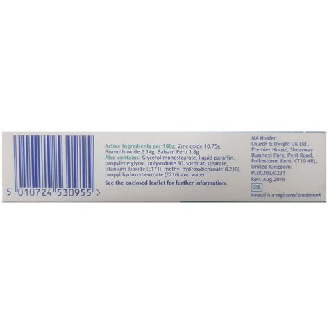 Anusol Cream Haemorrhoid Relieves Discomfort Itching Shrinks Piles 3