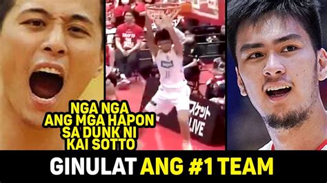 KAI SOTTO GAME 1 TOP PLAYS TINALO ANG 1 TEAM NG JAPAN NGA NGA ANG MGA