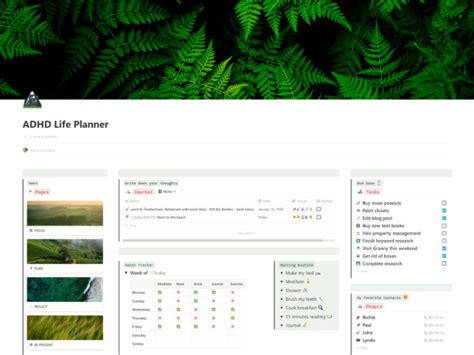 Aesthetic Notion Templates For A Live Growing List