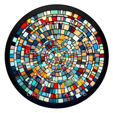 Modern Stained Glass Patterns Digital Art 6x PNG Files - Etsy