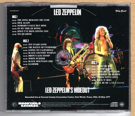 Yahoo オークション LED ZEPPELIN LED ZEPPELIN S HIDEOUT