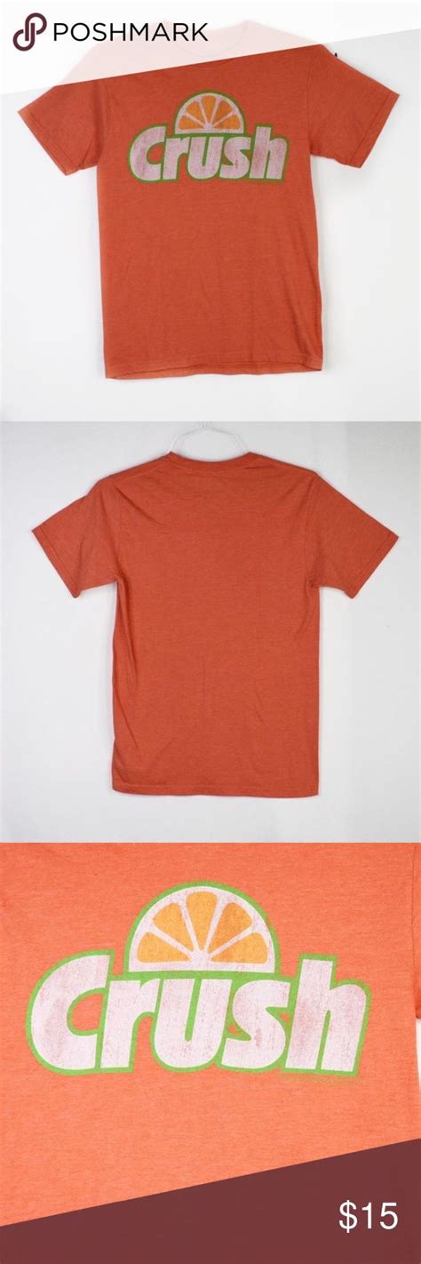 Luv Tee Retro Orange Crush T Shirt Small Shirts T Shirt Orange Crush