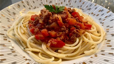 Spaghetti Con Carne Estilo Bolo Esa Delicioso Preparado Con Youtube