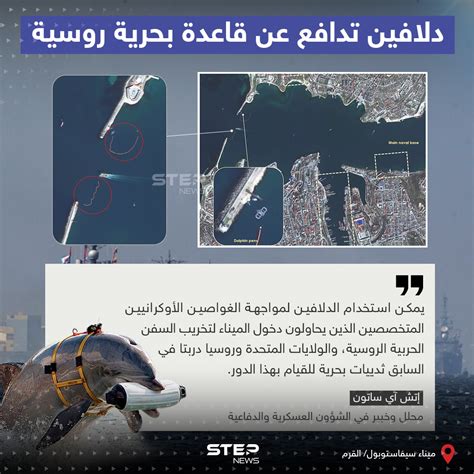 Step News Agency وكالة ستيب الإخبارية On Twitter روسيا تنشر دلافين