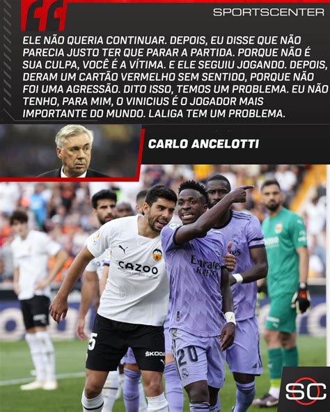 Sportscenter Brasil On Twitter Ancelotti Revelou Que Vinicius Jr N O