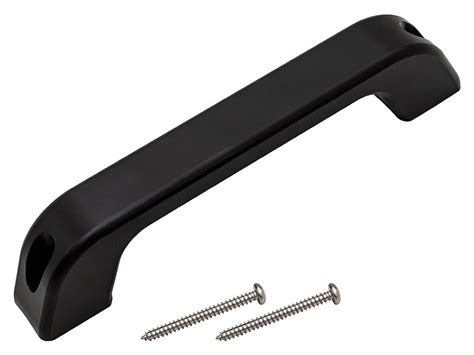 DEFENDER 1987 2006 BLACK ANODISED ALUMINIUM FRONT GRAB HANDLES