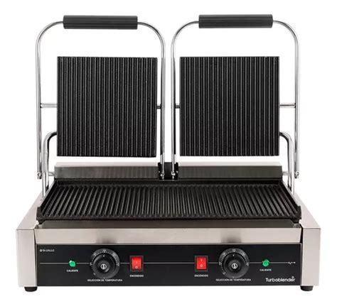 Plancha Grill Doble Contacto Electrico Doble Contacto