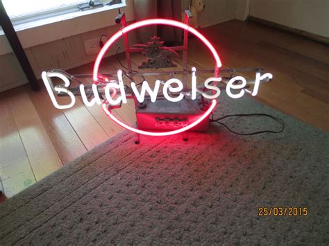 Vintage Budweiser Neon Sign Collectors Weekly