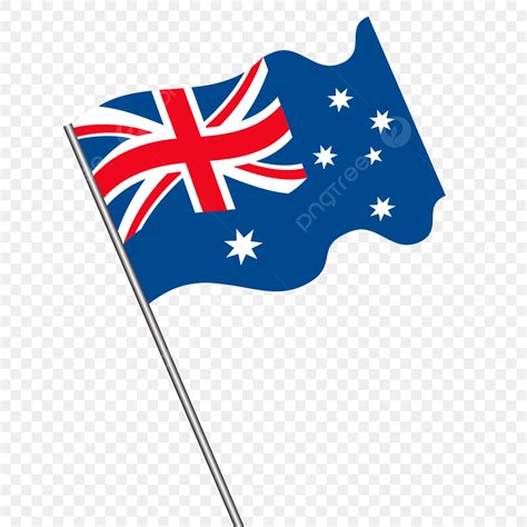 Australia Flag Clipart Vector, Waving Australia Flag, Waving, Australia ...